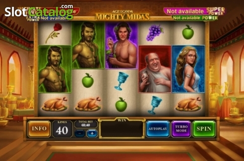 Скрин2. Age of the Gods: Mighty Midas слот