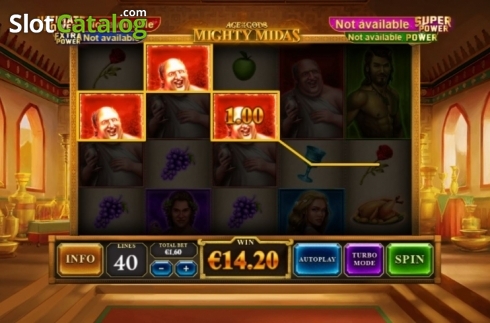 Скрин3. Age of the Gods: Mighty Midas слот