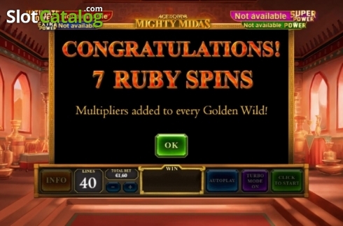 Скрин4. Age of the Gods: Mighty Midas слот