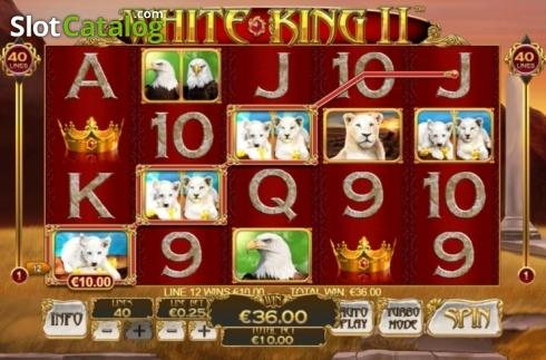 Скрин3. White King 2 слот