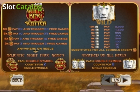 Скрин8. White King 2 слот
