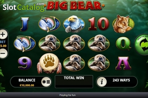 Скрин2. Big Bear слот