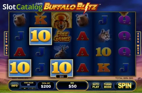 Скрин6. Buffalo Blitz слот