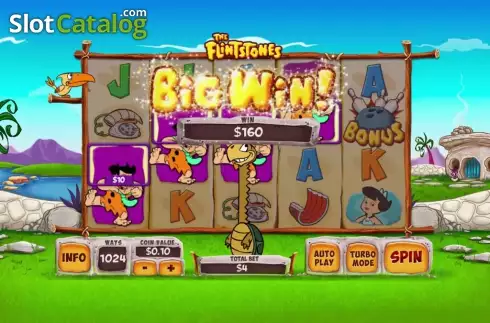 Скрин2. The Flintstones (Playtech) слот