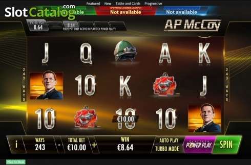 Скрин3. AP McCoy: Sporting Legends слот
