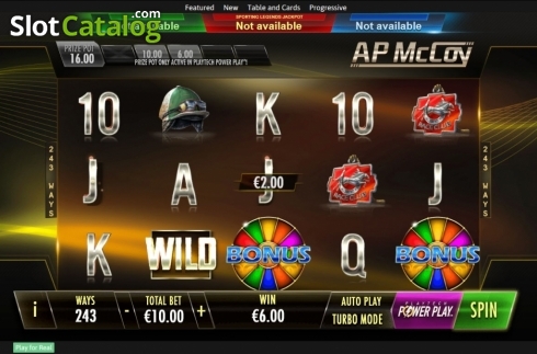 Скрин4. AP McCoy: Sporting Legends слот