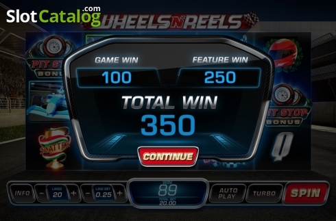 Скрин9. Wheels N' Reels слот