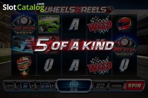 Скрин8. Wheels N' Reels слот