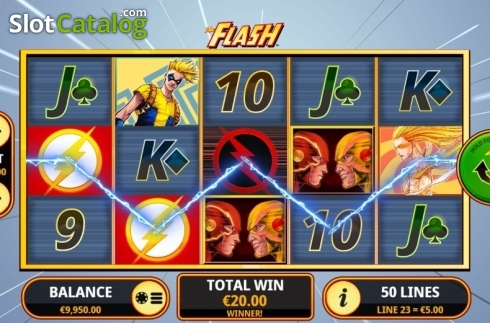 Скрин5. The Flash (Playtech) слот