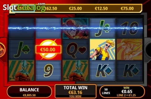 Скрин8. The Flash (Playtech) слот