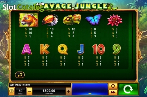 Скрин8. Savage Jungle слот