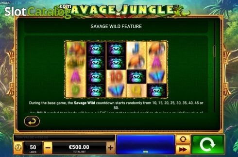 Скрин9. Savage Jungle слот