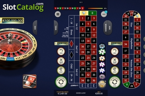 Скрин2. Diamond Bet Roulette слот