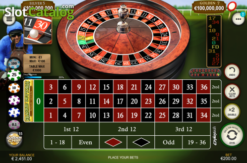 Скрин2. Frankie Dettori's Jackpot Roulette слот