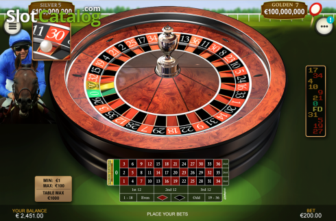 Скрин3. Frankie Dettori's Jackpot Roulette слот