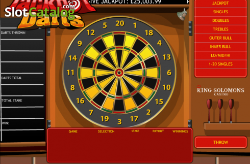 Скрин2. Jackpot Darts слот