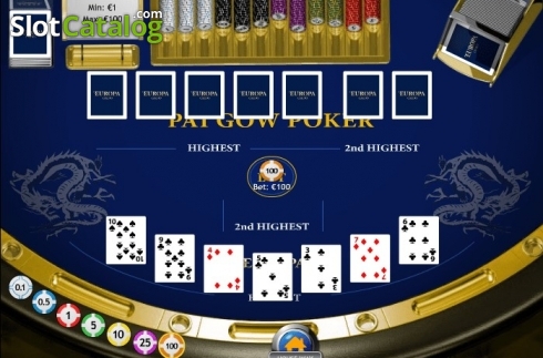 Скрин2. Pai Gow Poker (Playtech) слот