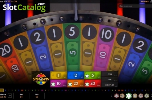 Скрин5. Spin a Win Live слот