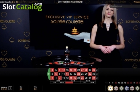 Скрин2. Soiree Roulette Live слот