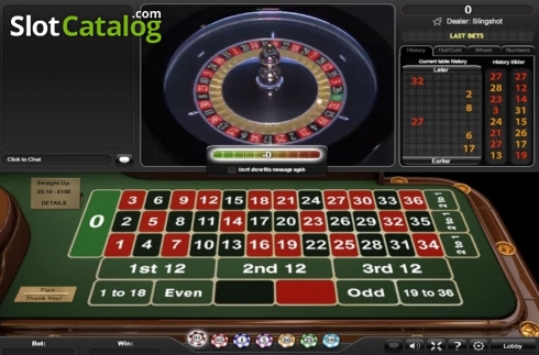 Скрин2. Slingshot Roulette Live слот