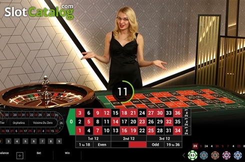 Скрин2. French Roulette Live (Playtech) слот