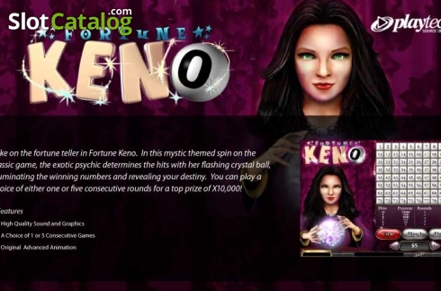 Скрин2. Keno (Playtech) слот