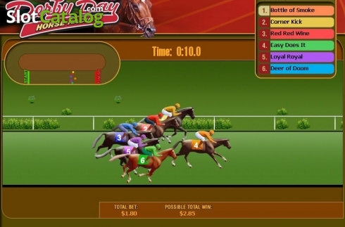 Скрин2. Derby Day Horse Racing слот