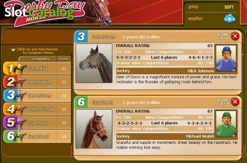 Скрин3. Derby Day Horse Racing слот
