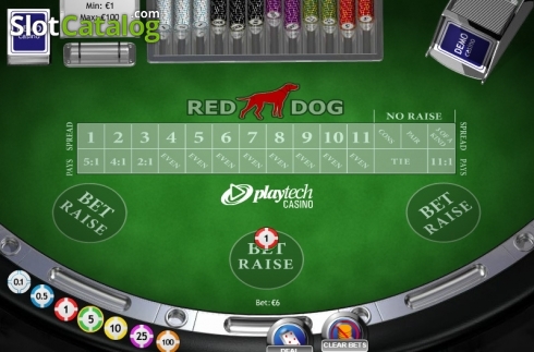 Скрин2. Red Dog (Playtech) слот