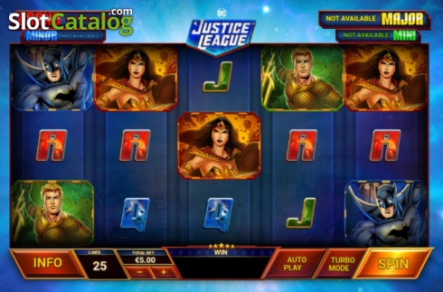 Скрин3. Justice League Comic слот
