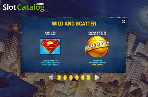 Скрин2. Superman (Playtech) слот