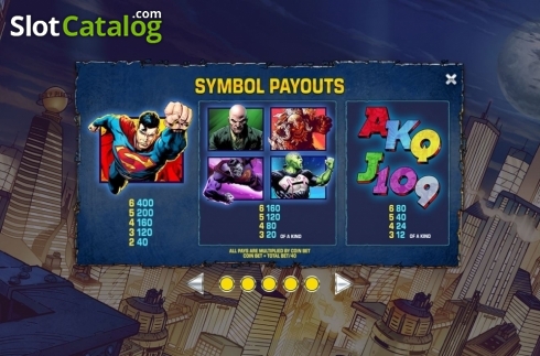 Скрин3. Superman (Playtech) слот