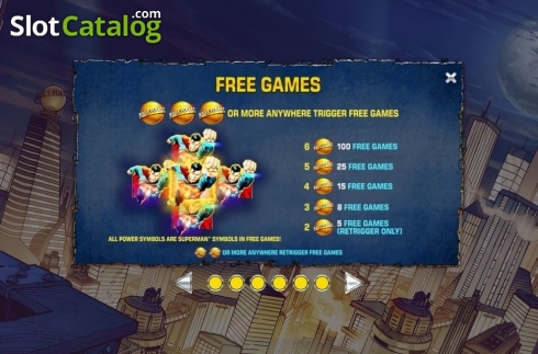 Скрин5. Superman (Playtech) слот