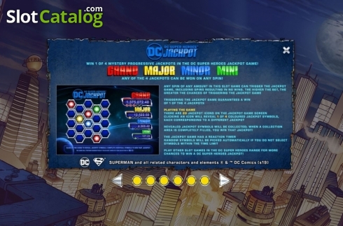 Скрин6. Superman (Playtech) слот