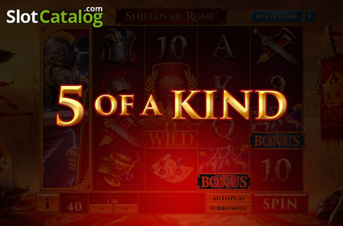 Скрин7. Shields of Rome слот