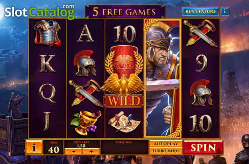 Скрин8. Shields of Rome слот