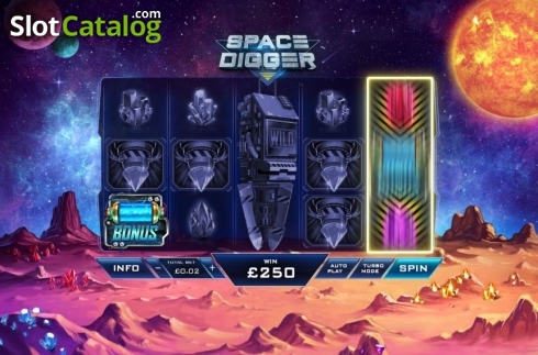 Скрин2. Space Digger слот