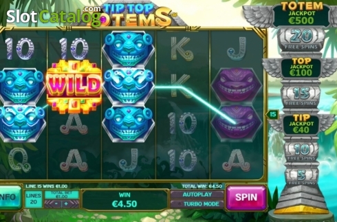 Скрин5. Tip Top Totems слот