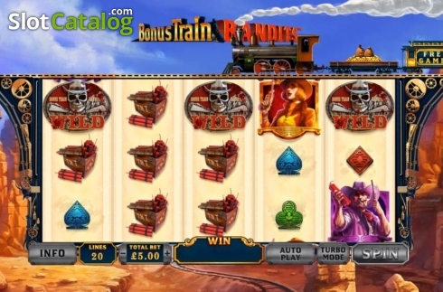 Скрин2. Bonus Train Bandits слот
