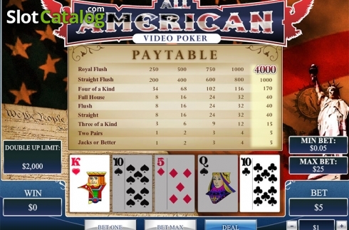 Скрин4. All American (Playtech) слот