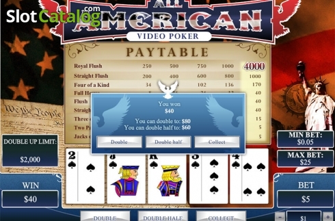 Скрин5. All American (Playtech) слот