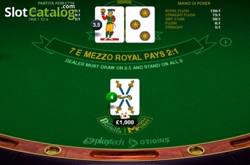 Скрин2. 7 e Mezzo (Playtech) слот