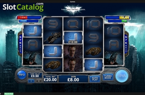 Скрин4. The Dark Knight Rises (Playtech) слот