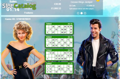 Скрин2. Bingo: Grease слот