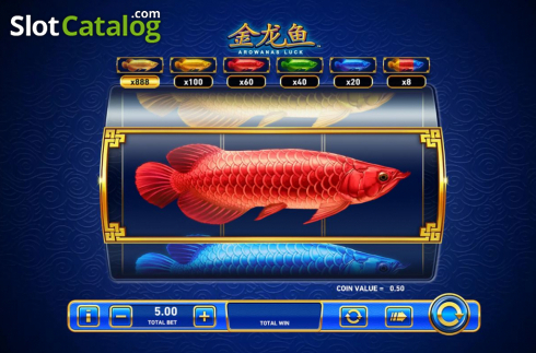 Скрин2. Arowanas Luck слот