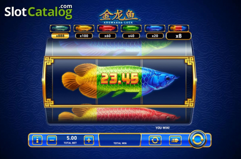 Скрин3. Arowanas Luck слот