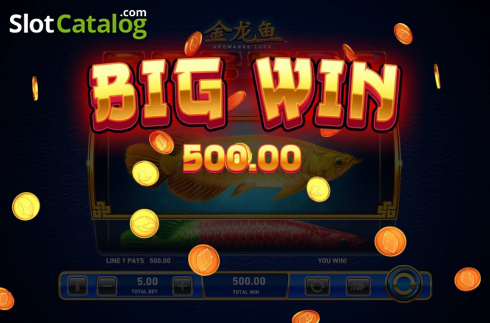 Скрин4. Arowanas Luck слот