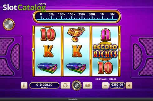 Скрин2. Record Riches! слот