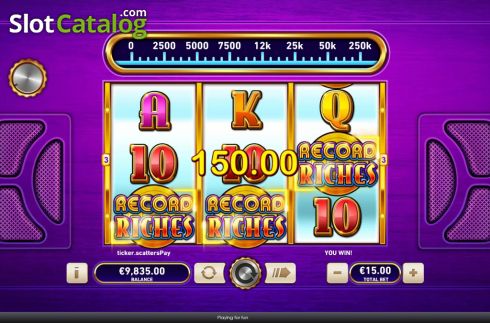 Скрин5. Record Riches! слот