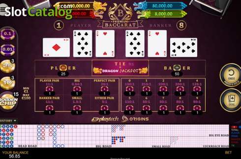 Скрин3. Premium Baccarat слот